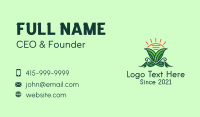 Sunny Herbal Plant  Business Card Design