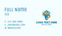 3D Blue Chimney Business Card Image Preview