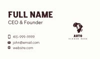 African Woman Beauty Business Card Image Preview