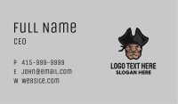 Angry Pirate Head Business Card Image Preview