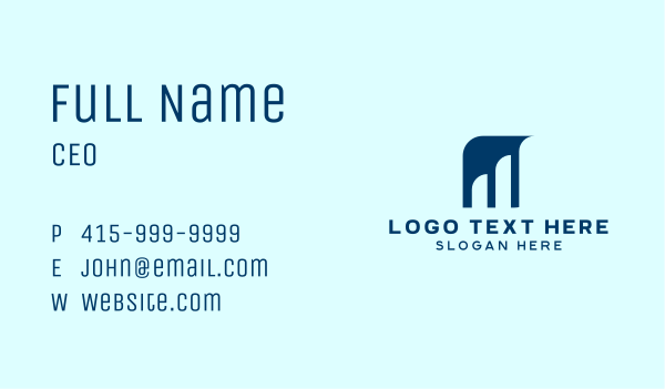 Simple Architectural Building Business Card Design Image Preview