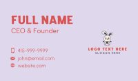 Heart Pet Bunny Vet Business Card Design