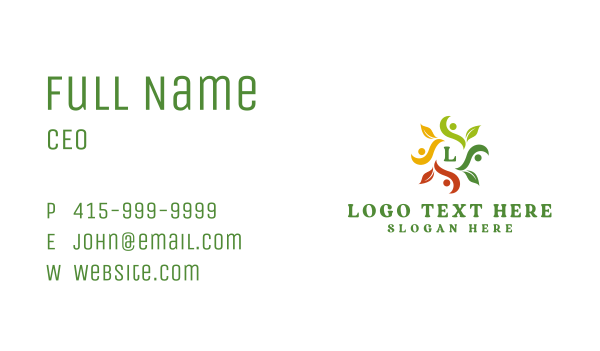 Nature People Community Business Card Design Image Preview