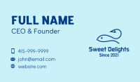 Blue Fishing Hook Business Card Image Preview