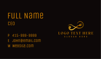 Elegant Loop Fork Business Card Image Preview