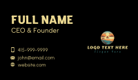 Travel Beach Boat Business Card Preview