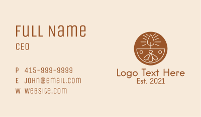 Decorative Container Candle Business Card Image Preview