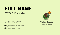 Sunny Coffee Farm Business Card Image Preview