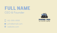 Trailer Truck Delivery Business Card Image Preview