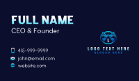 Roof Broom Cleaner Business Card Design