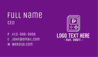 Minimalist Gaming Gadget Business Card Image Preview