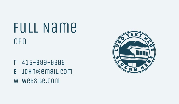 Roof Home Improvement Construction Business Card Design Image Preview