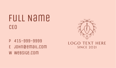 Natural Cinnamon Oil  Business Card Image Preview