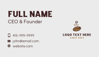 Coffee Bean Cafe Business Card Image Preview