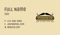 Barber Hair Moustache Business Card Image Preview