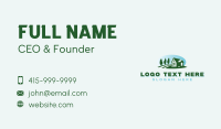 Residential Lawn Landscaping Business Card Design