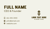 Top Hat Gentleman Business Card Preview