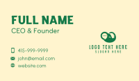 Green Chat Elephant  Business Card Image Preview