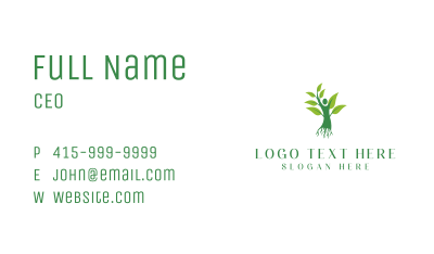 Eco Friendly Tree  Business Card Image Preview