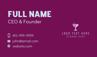 Party Cocktail Drink  Business Card Design