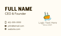 Taco Sailing Ship Business Card Design