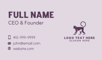 Purple Monkey Apparel Business Card Image Preview