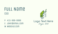 Eco Friendly House  Business Card Image Preview