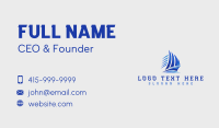 Sailboat Yacht Cruise Business Card Preview