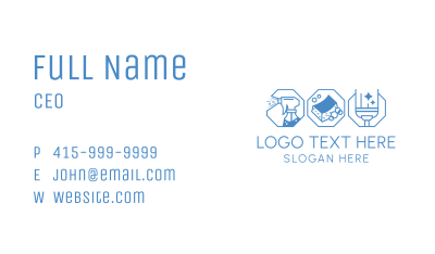 Cleaning Tools Business Business Card Image Preview