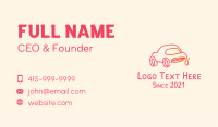 Monoline Car Dealer Business Card Image Preview