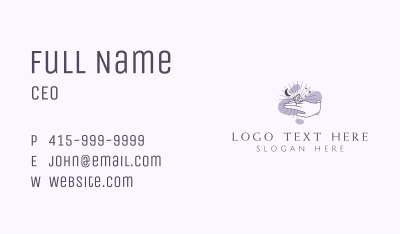 Elegant Hand Jewelry Business Card Image Preview