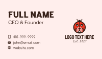 Tiger Ladybug Mask  Business Card Image Preview