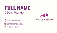 Feminine Hair Salon Business Card Image Preview