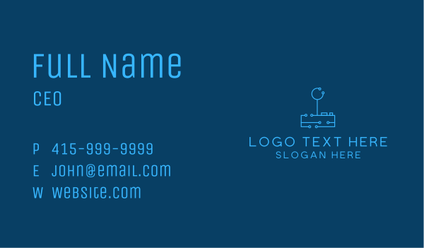 Blue Gaming Console  Business Card Design Image Preview