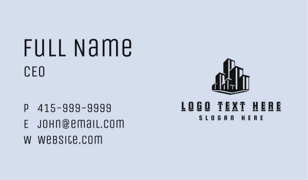 Real Estate Building Property Business Card Design Image Preview