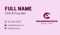 Marker Graffiti Letter C Business Card Image Preview