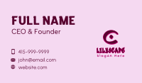 Marker Graffiti Letter C Business Card Image Preview