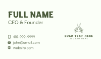 Gardener Grass Shears Business Card Preview