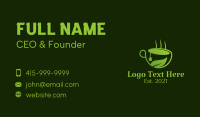 Natural Herbal Tea Business Card Design