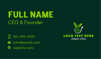 Nature Plant Growth Business Card Image Preview