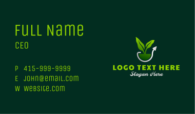 Nature Plant Growth Business Card Image Preview