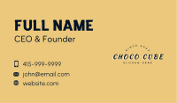 Classic Apparel Wordmark Business Card Image Preview