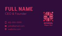 Violet Flower Business Card Image Preview