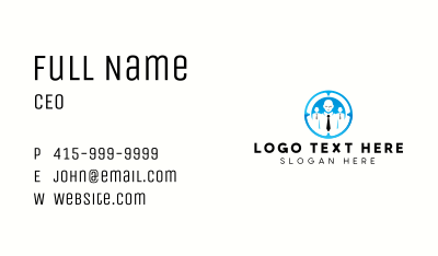 Corporate Employee Recruitment Business Card Image Preview