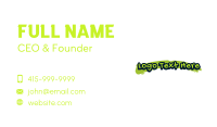 Generic Freestyle Wordmark Business Card Image Preview