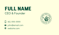 Watering Can Landscaping Business Card Preview