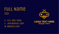 Yellow Bee Video Game Business Card Image Preview