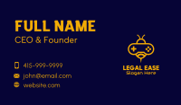Yellow Bee Video Game Business Card Image Preview