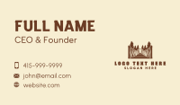 Forest Hanging Bridge Business Card Preview