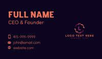 Artificial Intelligence Developer Business Card Design